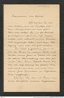Nachlass Franz Steindachner, Brief von Emilio Ninni an Franz Steindachner (12.11.1910), Inv.Nr. 366.02, Seite 1
